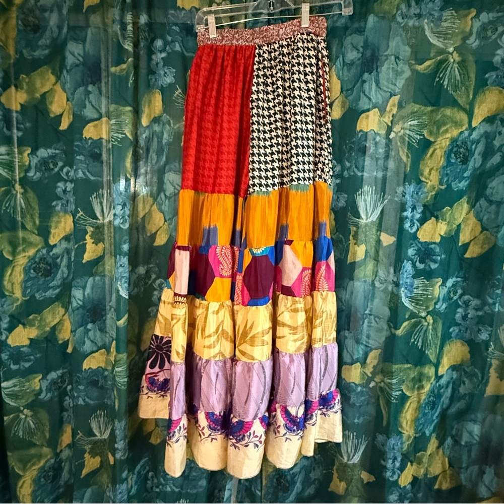 Colorful Bohemian Patchwork Pants - image 10